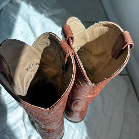 Tecovas Brown Heeled Boots - Picture 4 of 7